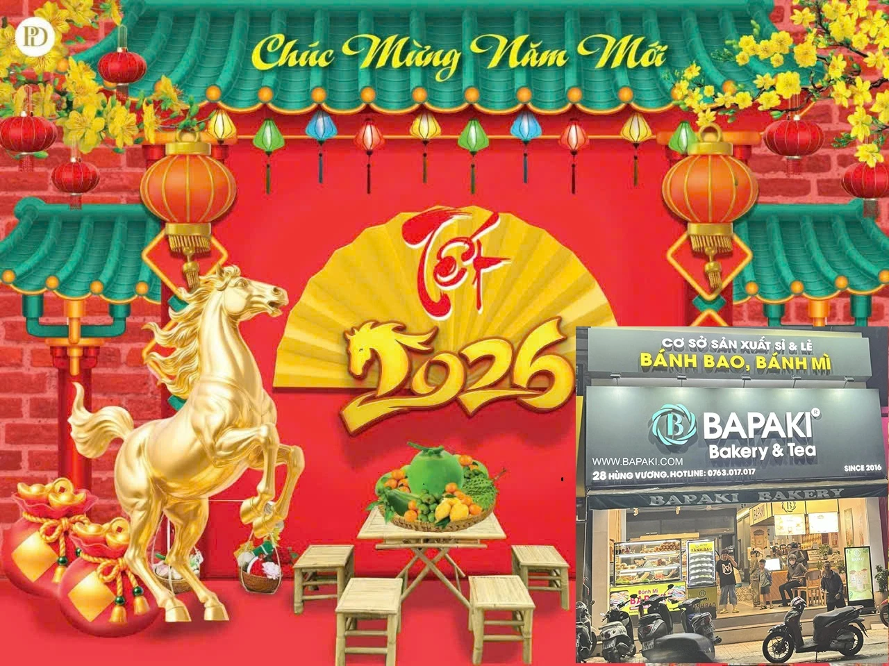 Bapaki Hùng Vương làm việc xuyên Tết Âm lịch